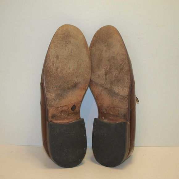 VintageJohnston &‎ Murphy Brown Leather Loafers 9.5 main image 6